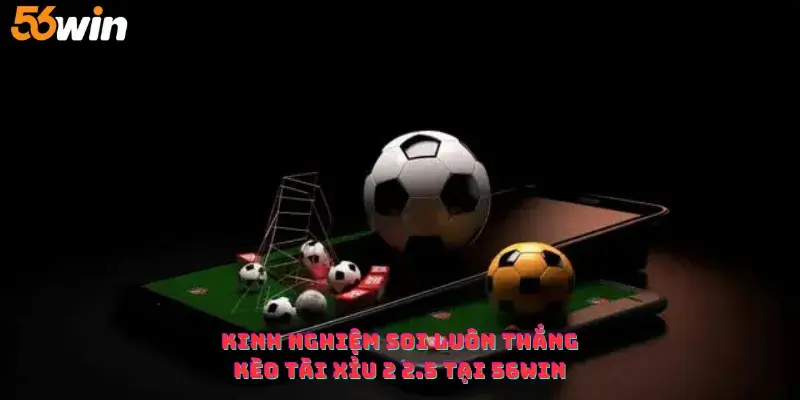 Kinh Nghiệm Soi Luôn Thắng Kèo Tài Xỉu 2 2.5 tại 56win